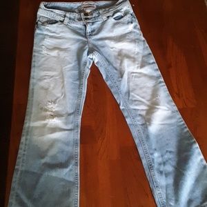 Light pair of Jean's. Black jeggings.green.dress